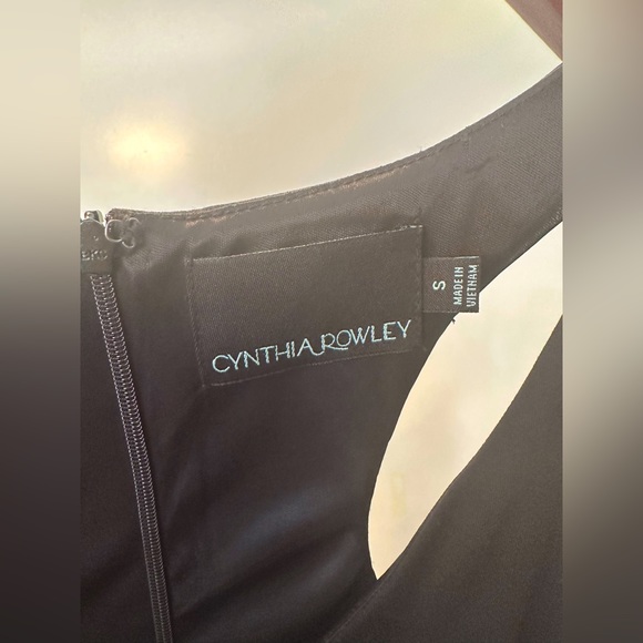 Cynthia Rowley Black Razor Back Stretch Dress - Picture 3 of 3